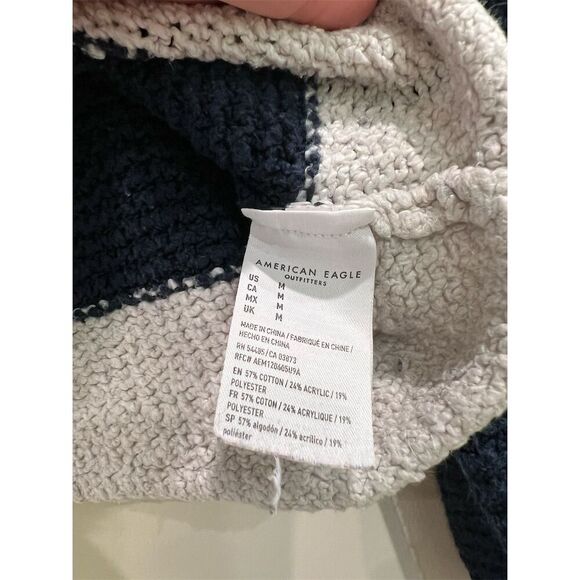 American Eagle Women's Striped Pullover Sweater Multicolor Size M - Picture 3 of 4